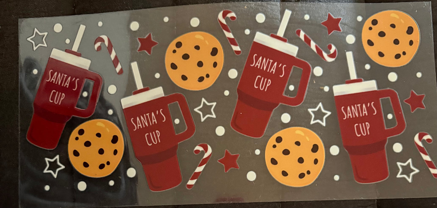 Christmas cookie and cup cup wrap