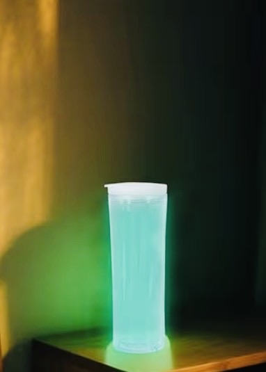 25oz Acrylic Snowglobe Cups Cup Glow in the Dark