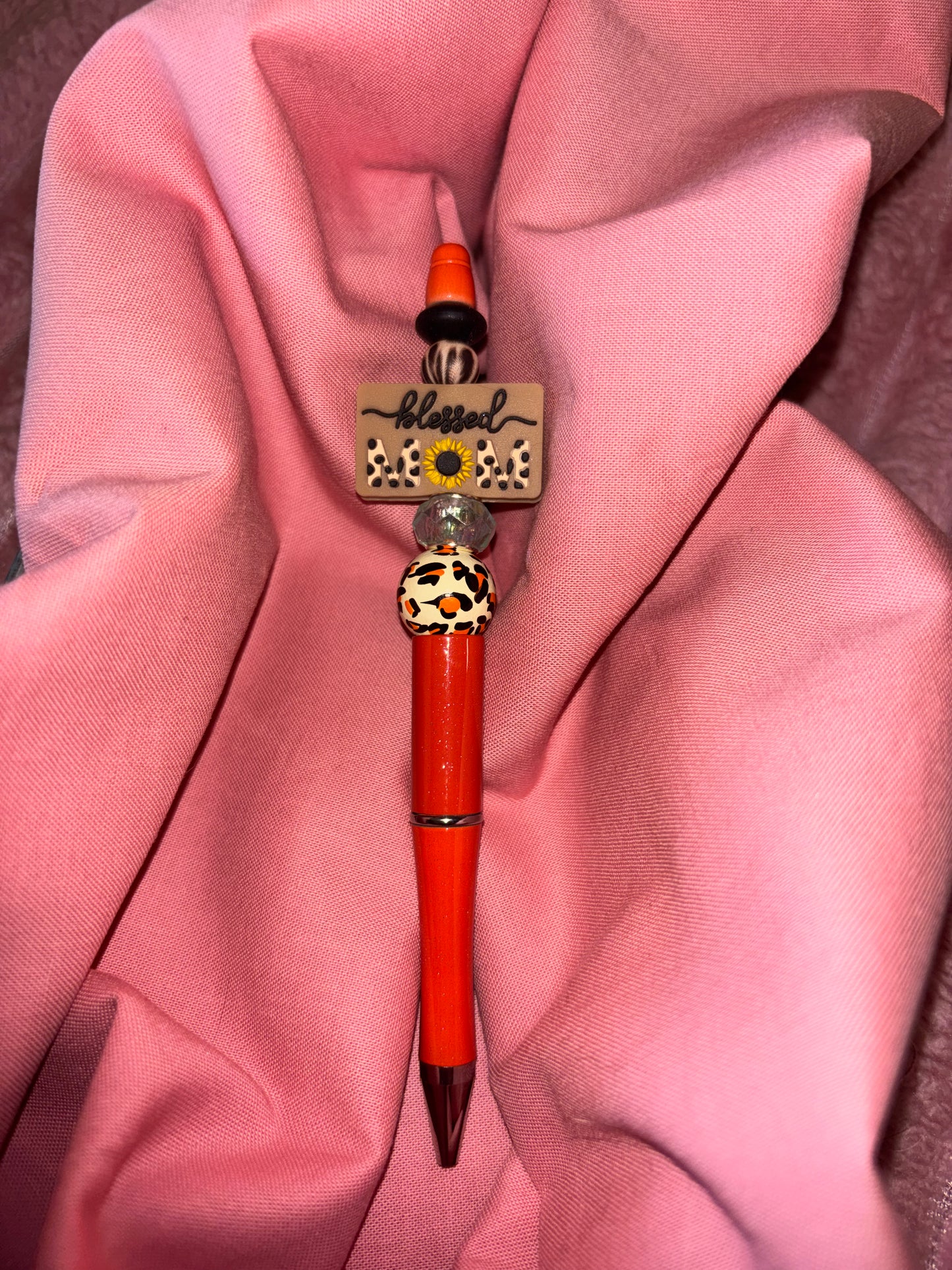 Ready to ship pen-sunflower mom/burnt orange