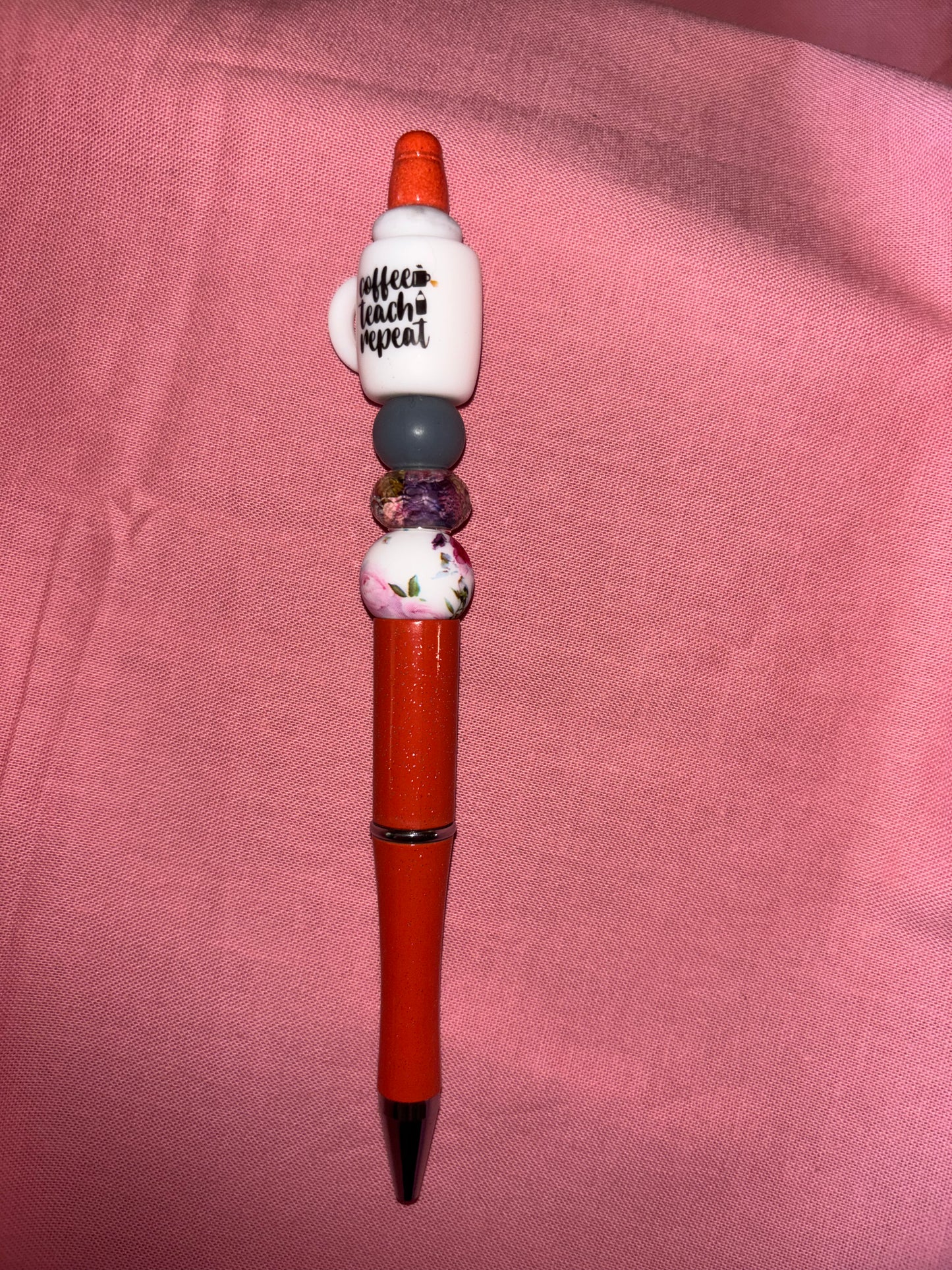 Ready to ship pen-teacher coffee cup/red