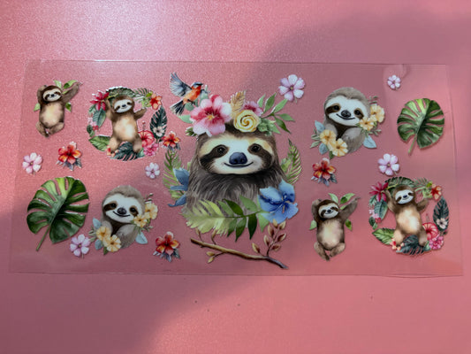 Sloth cup wrap