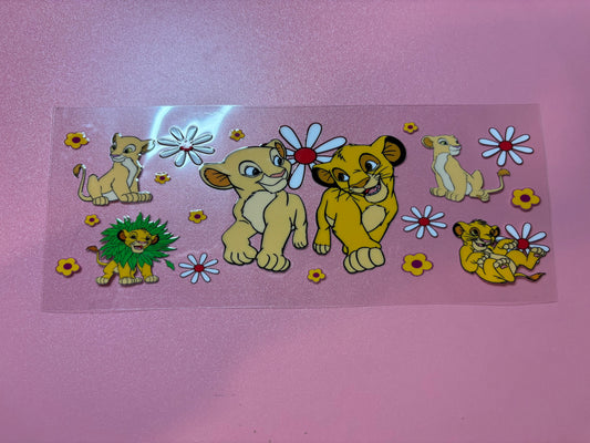 Lion king cup wrap