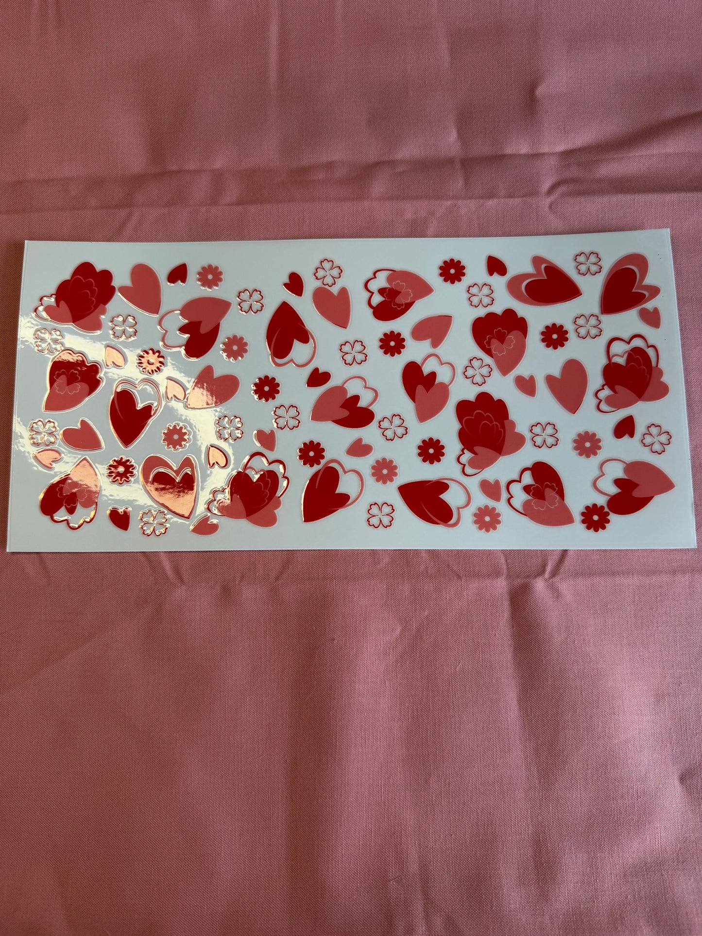 Valentine cup wrap