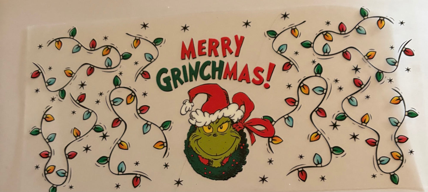 Grinch Cup wrap