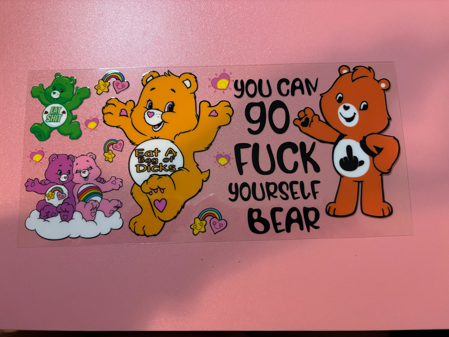 Caffe bear cup wrap