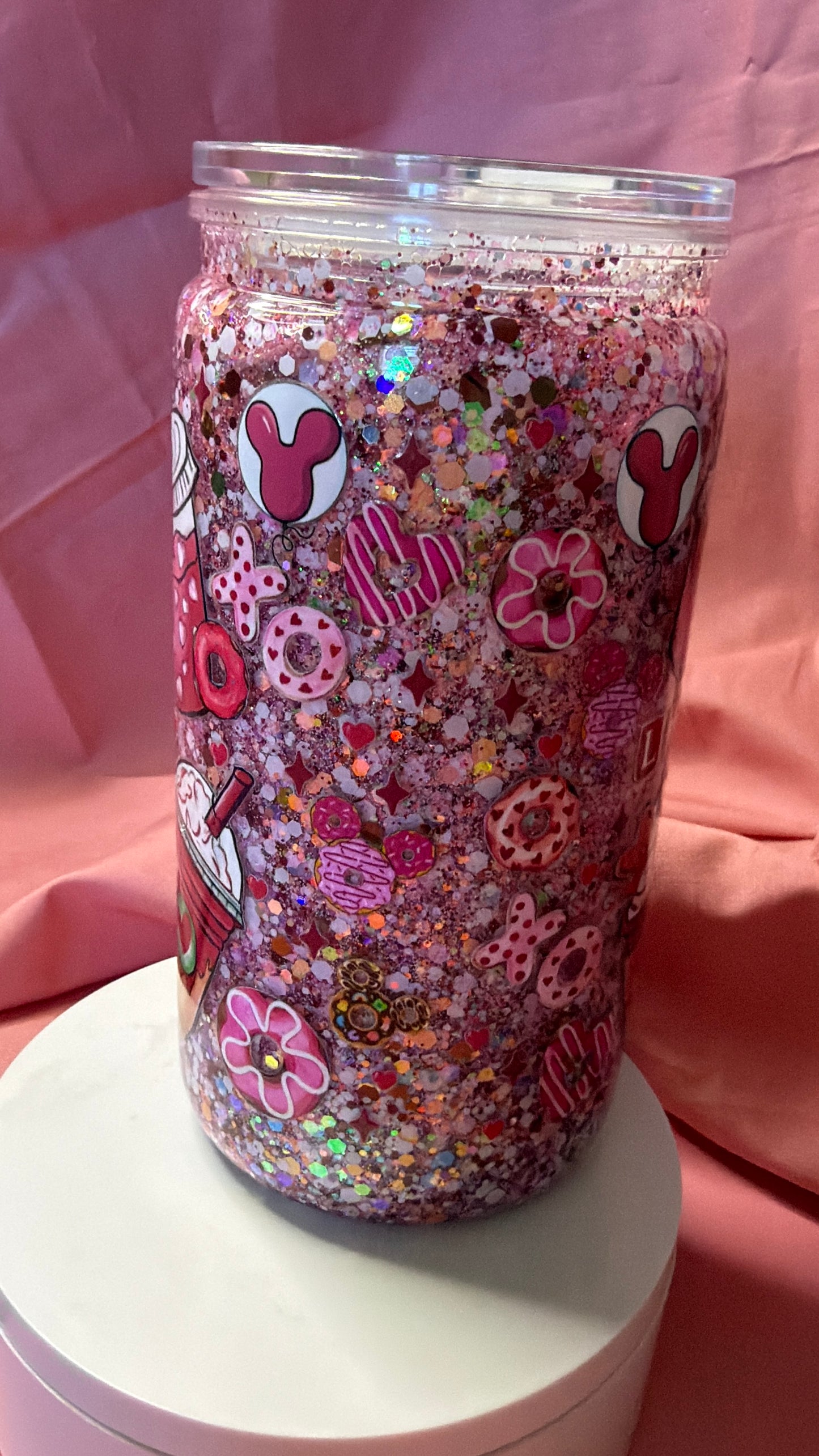 Ready to ship-mickie and Minnie -pink and white