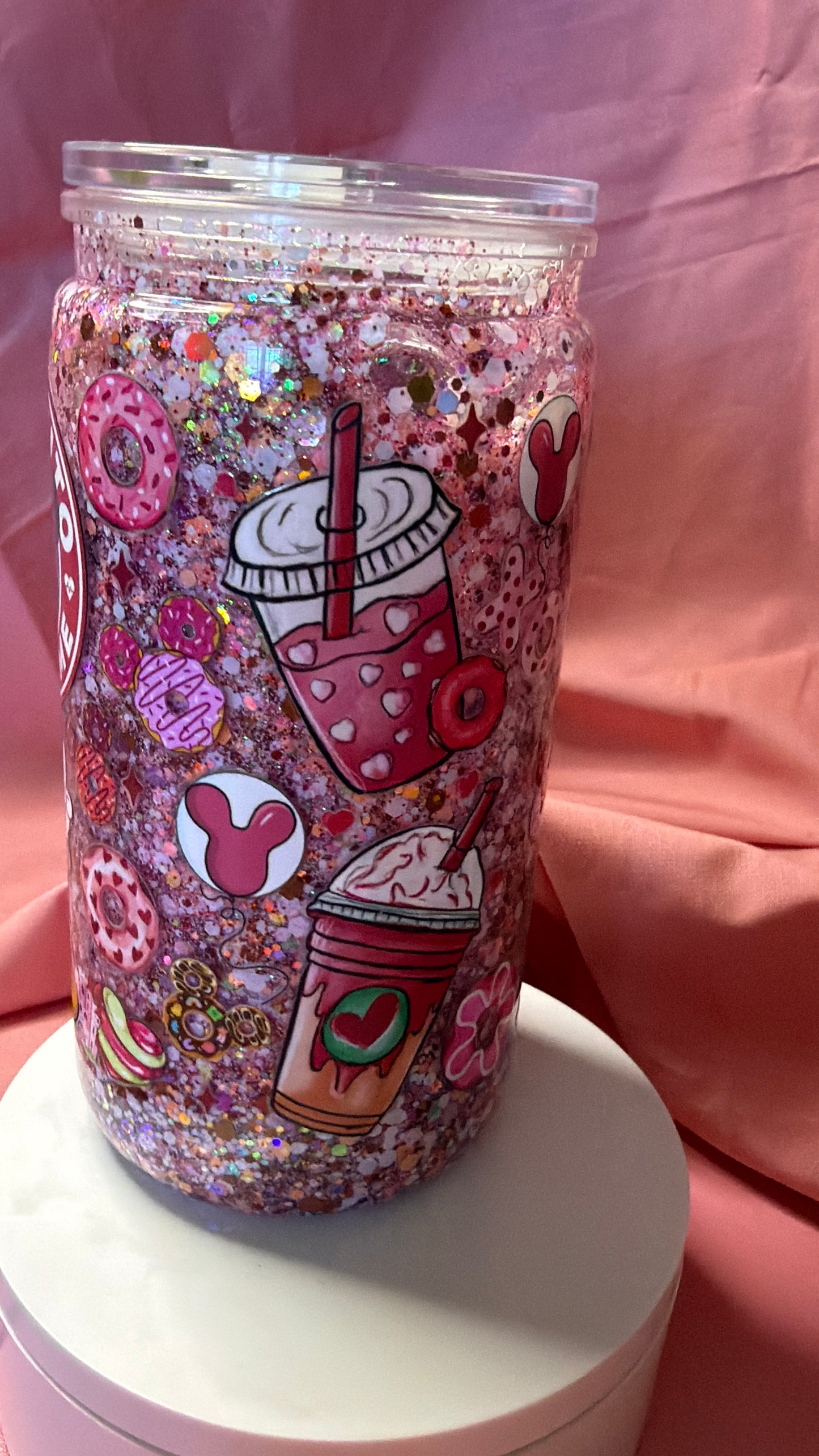 Ready to ship-mickie and Minnie -pink and white