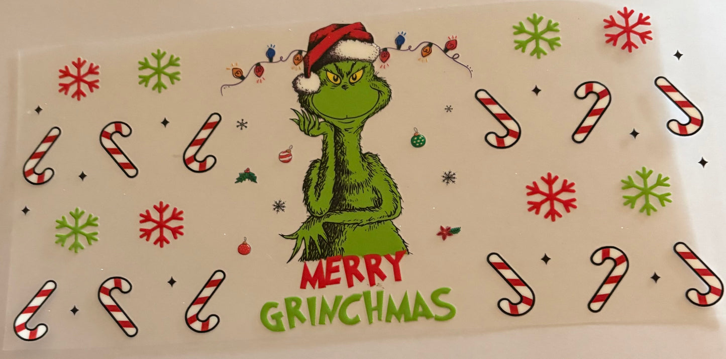 Grinch Cup wrap