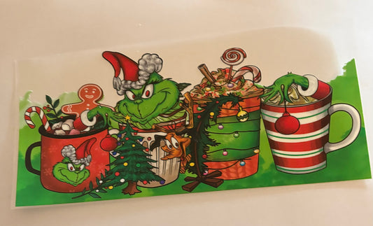 Grinch Cup wrap