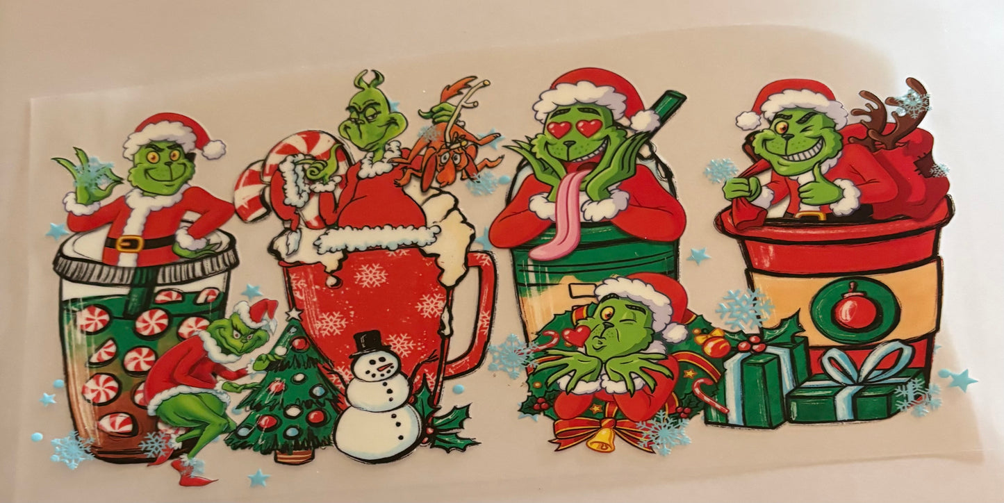 Grinch Cup wrap