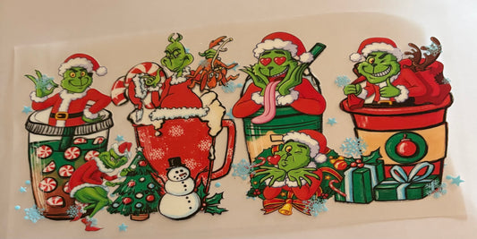 Grinch Cup wrap