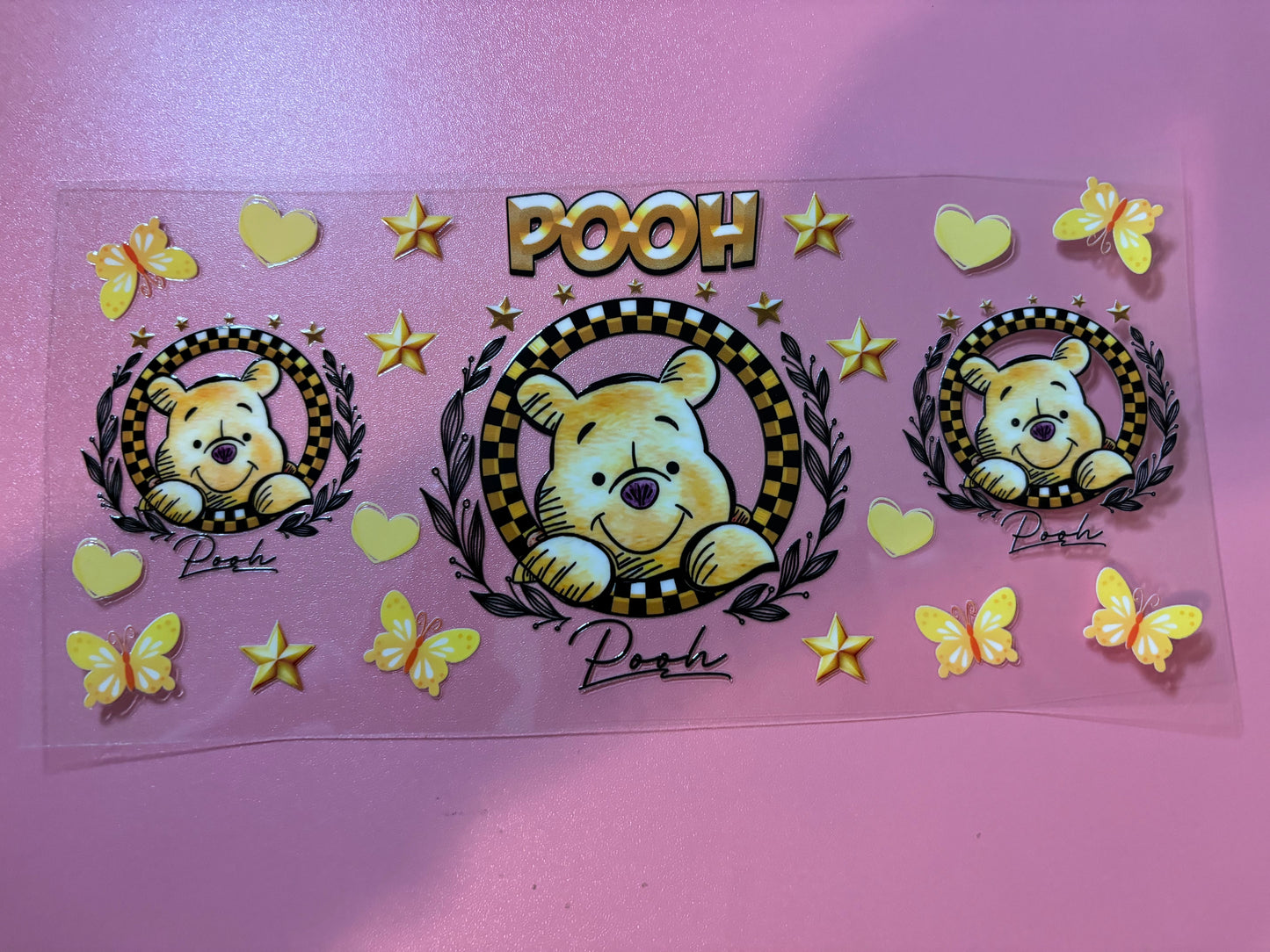 Pooh cup wrap