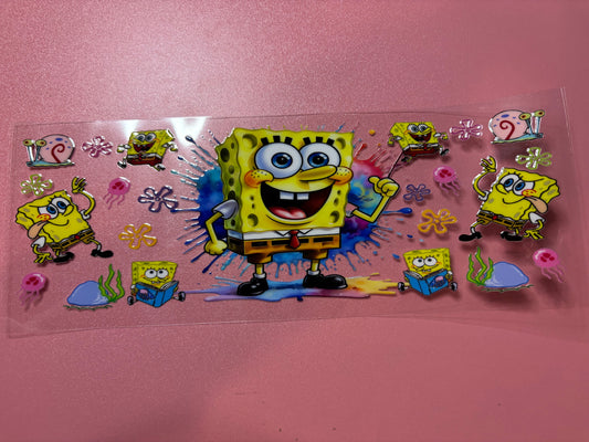 Sponge bob cup wrap