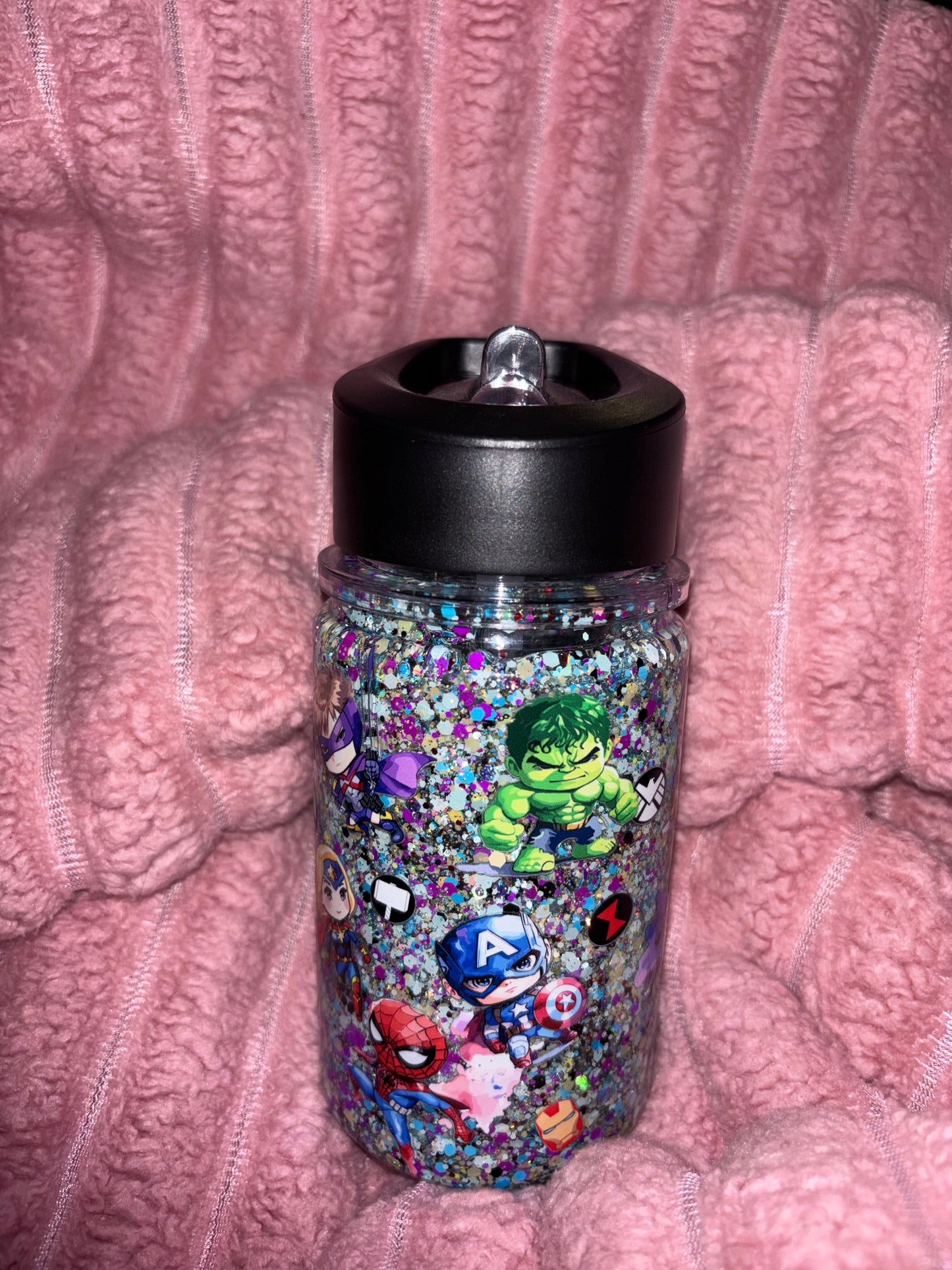 Ready to ship kids water bottle-Baby Super Hero’s