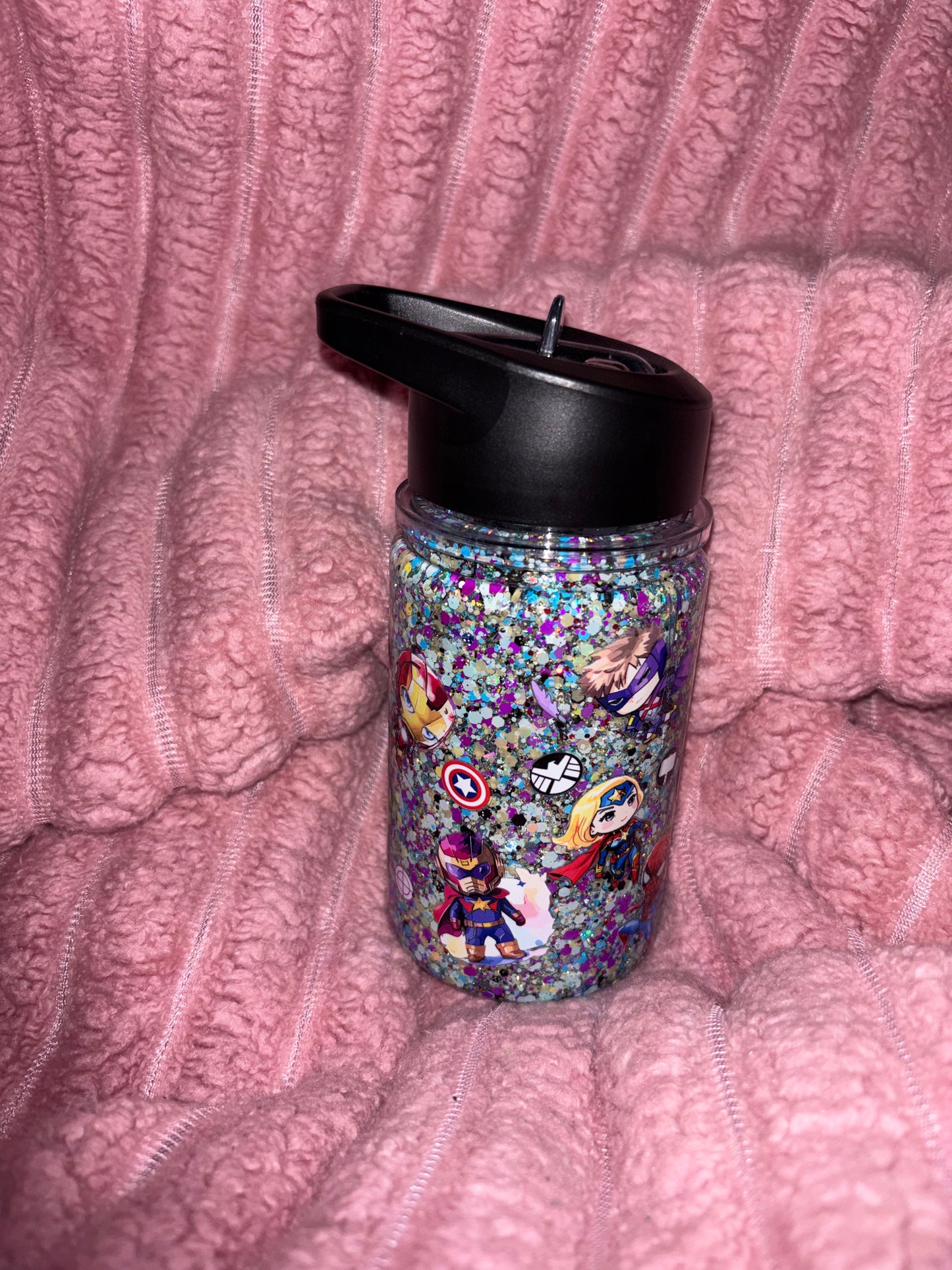 Ready to ship kids water bottle-Baby Super Hero’s