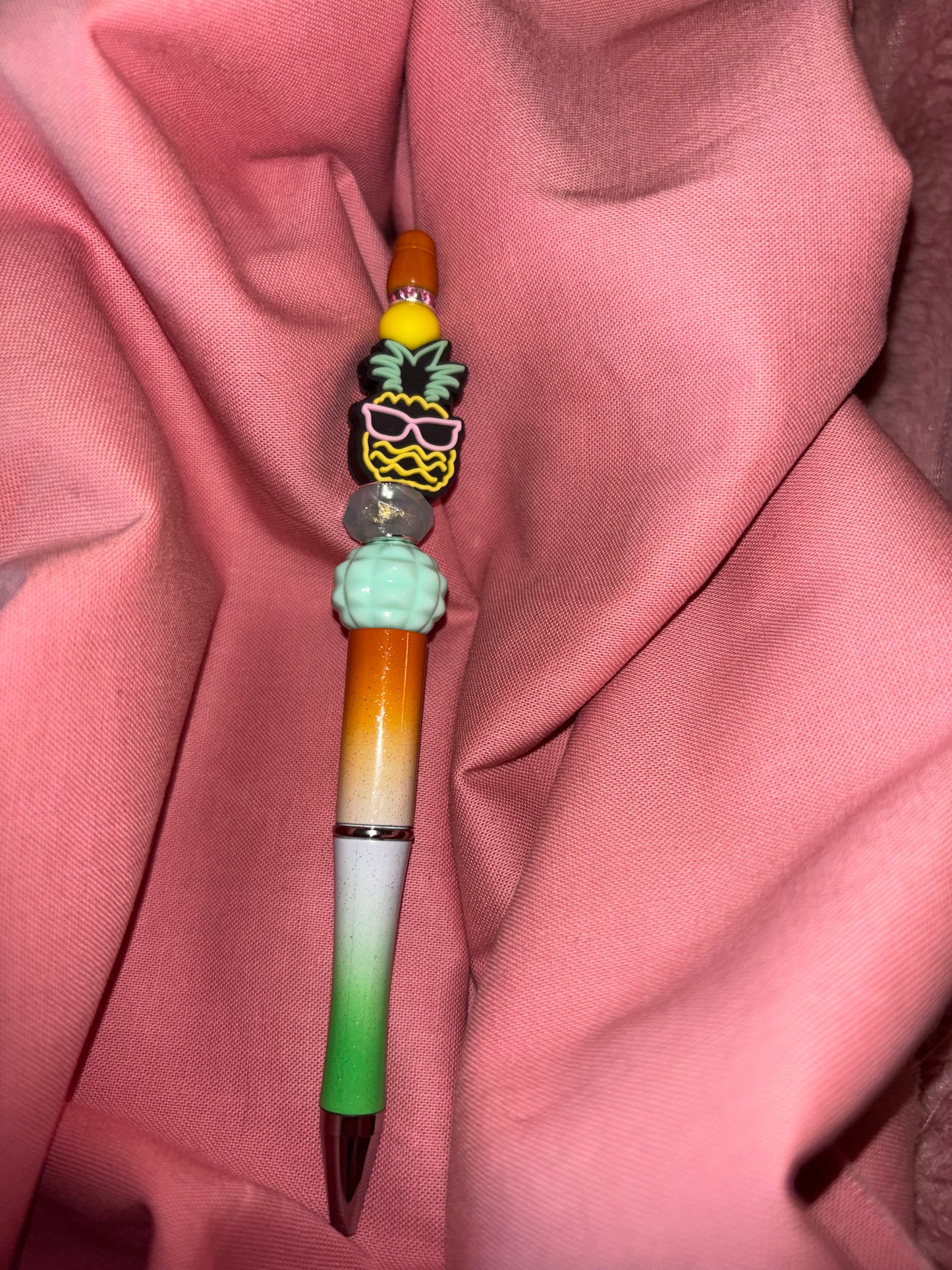 Ready to ship pen-pineapple/orange white and green