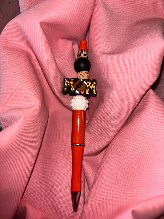 Ready to ship pen-football mom/orange