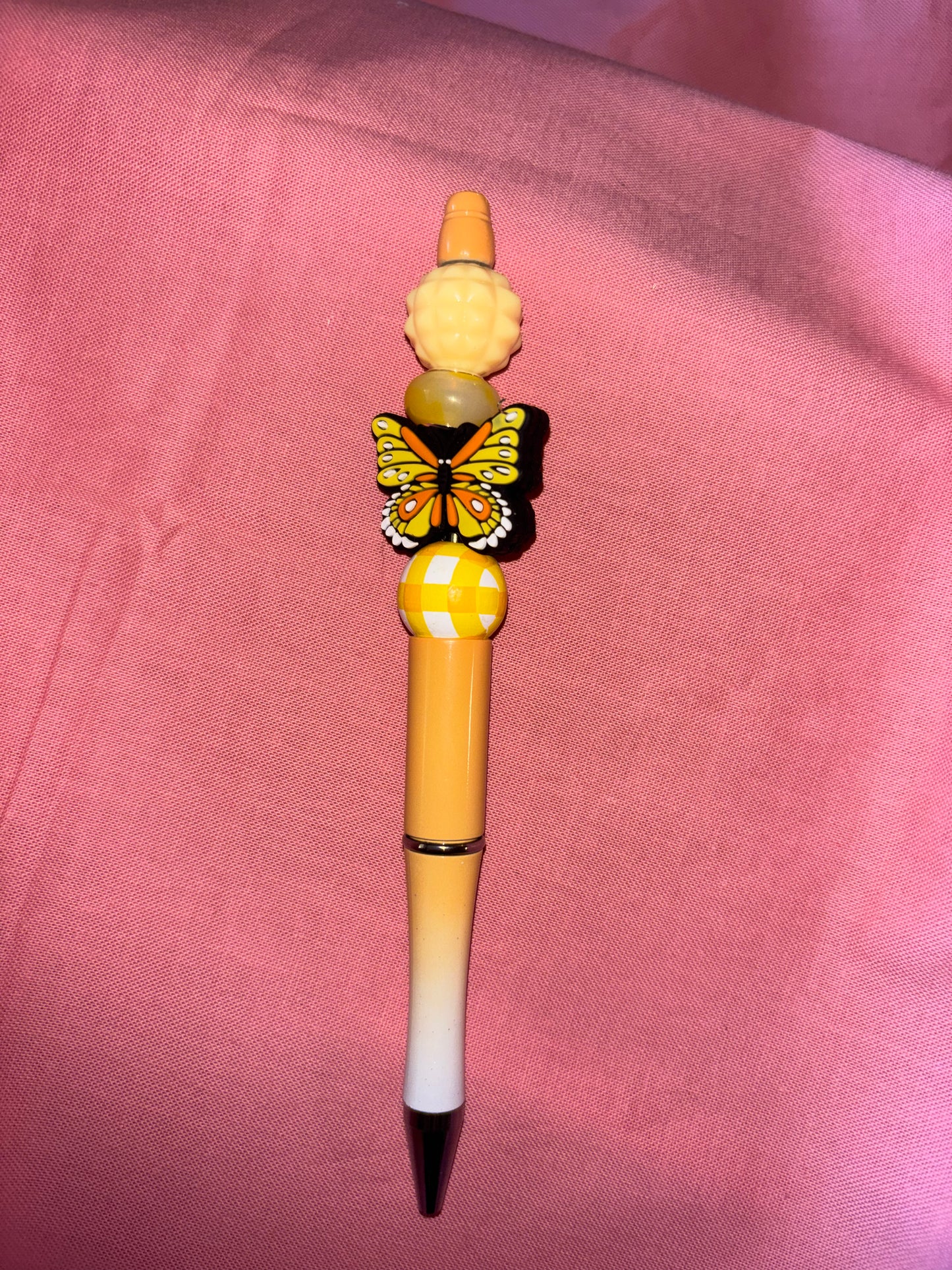Ready to ship pen-yellow butterfly/yellow