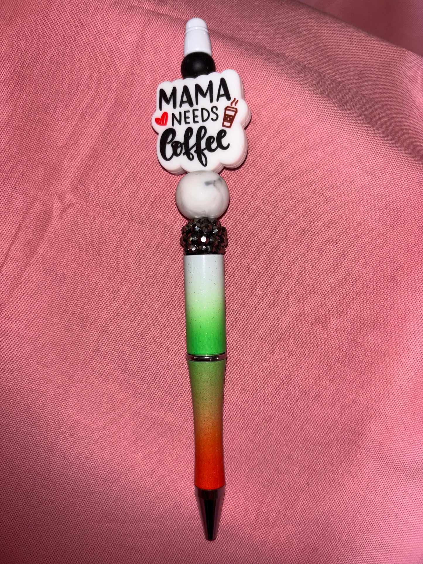 Ready to ship pen-Mamma needs coffee/orange/red/green