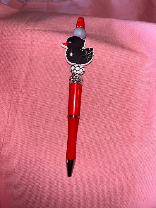 Ready to ship pen-spider web -duck/red